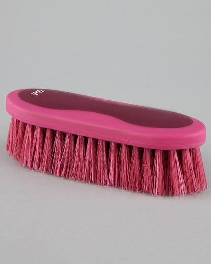 Premier Equine Soft-Touch Dandy Brush - Wine & Fuchsia | Equiflair Horse Grooming Brush