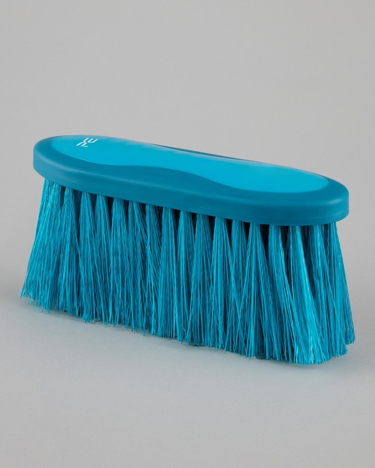 Premier Equine Soft-Touch Dandy Brush - Long Bristles, Med Blue & Peacock. Horse grooming brush from Equiflair.