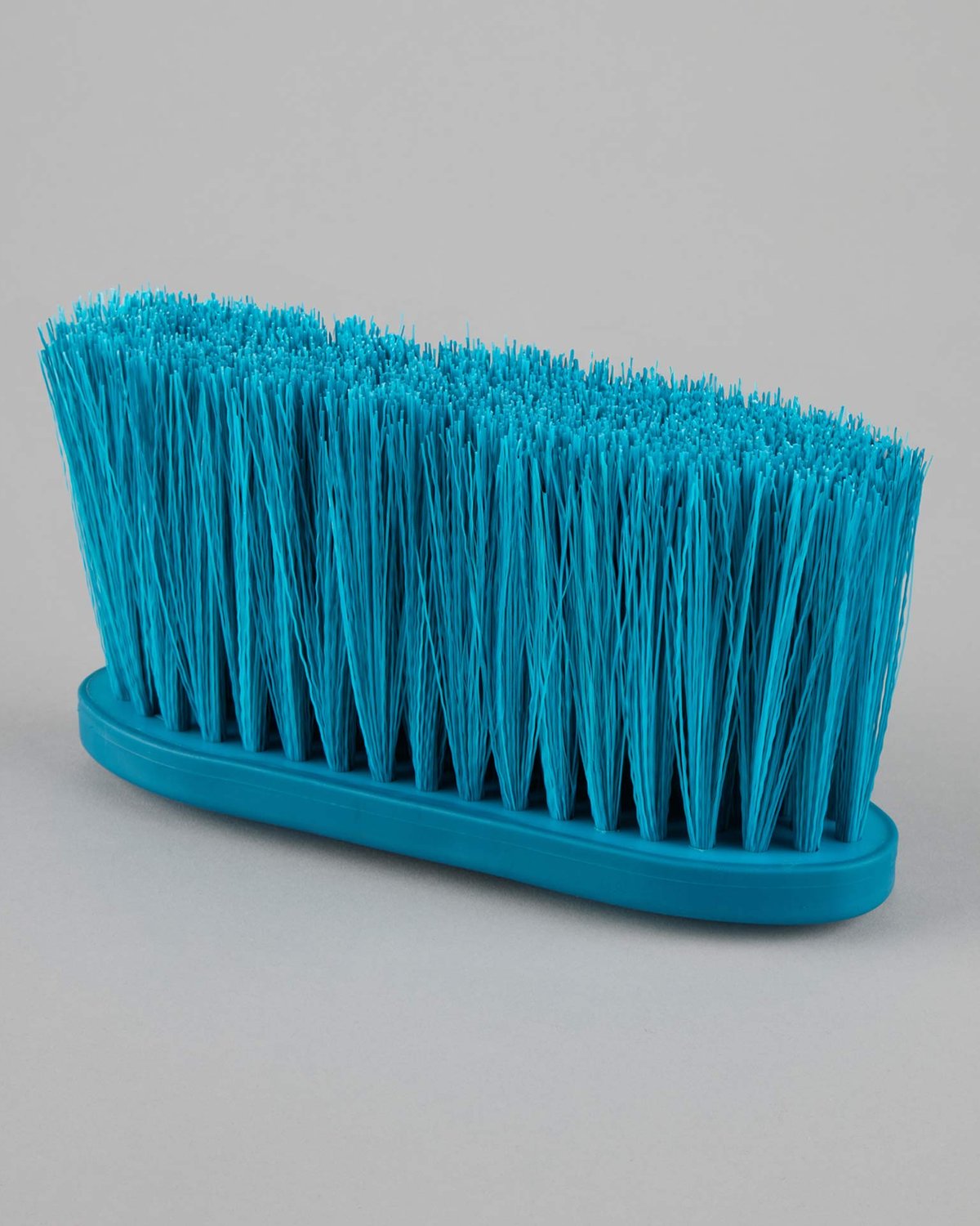 Premier Equine Soft-Touch Dandy Brush - Long Blue Bristles. Equine Grooming Brush.