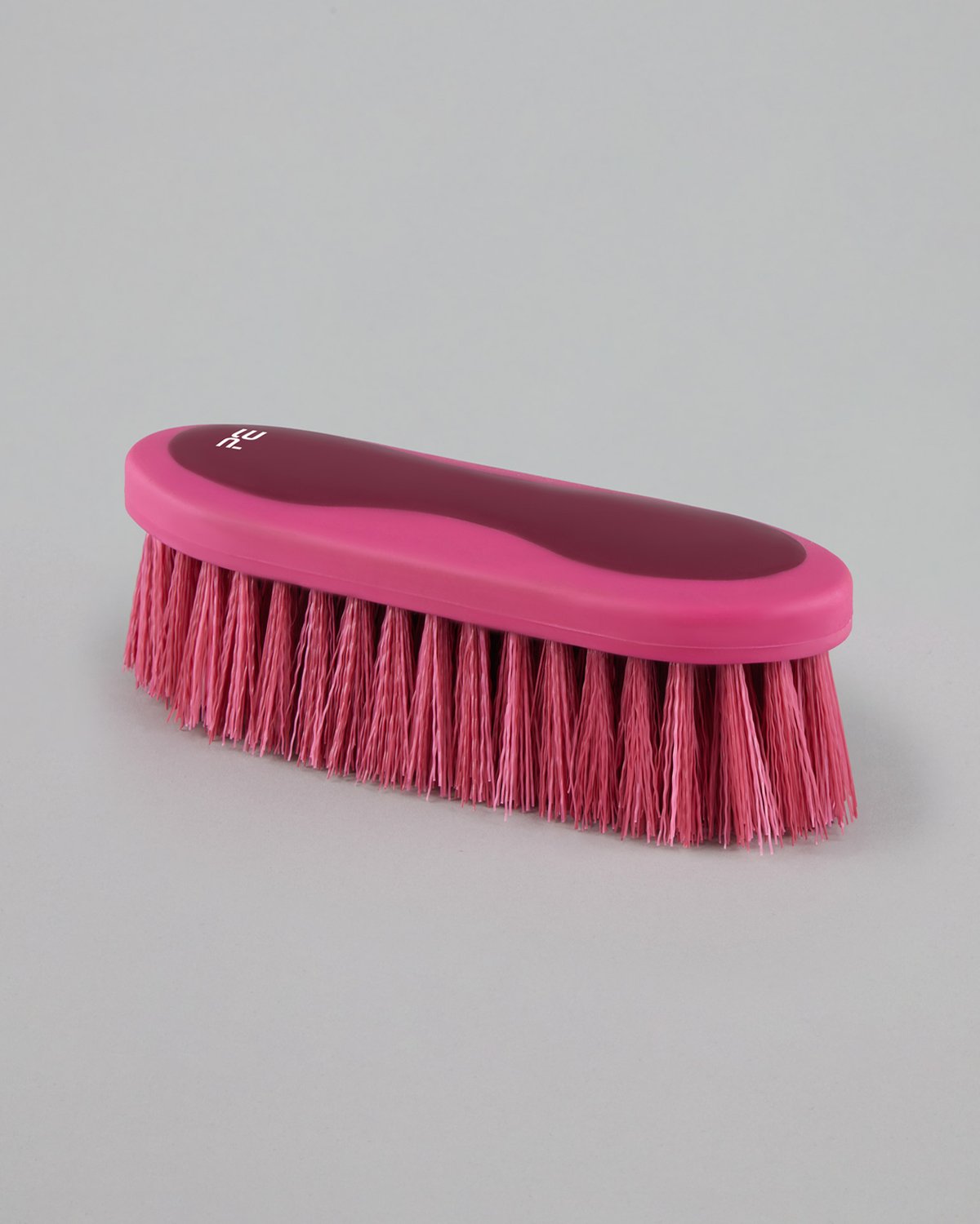 PREMIER EQUINE Soft-Touch Dandy Brush - Wine & Fuchsia Horse Grooming Brush. Equiflair product.