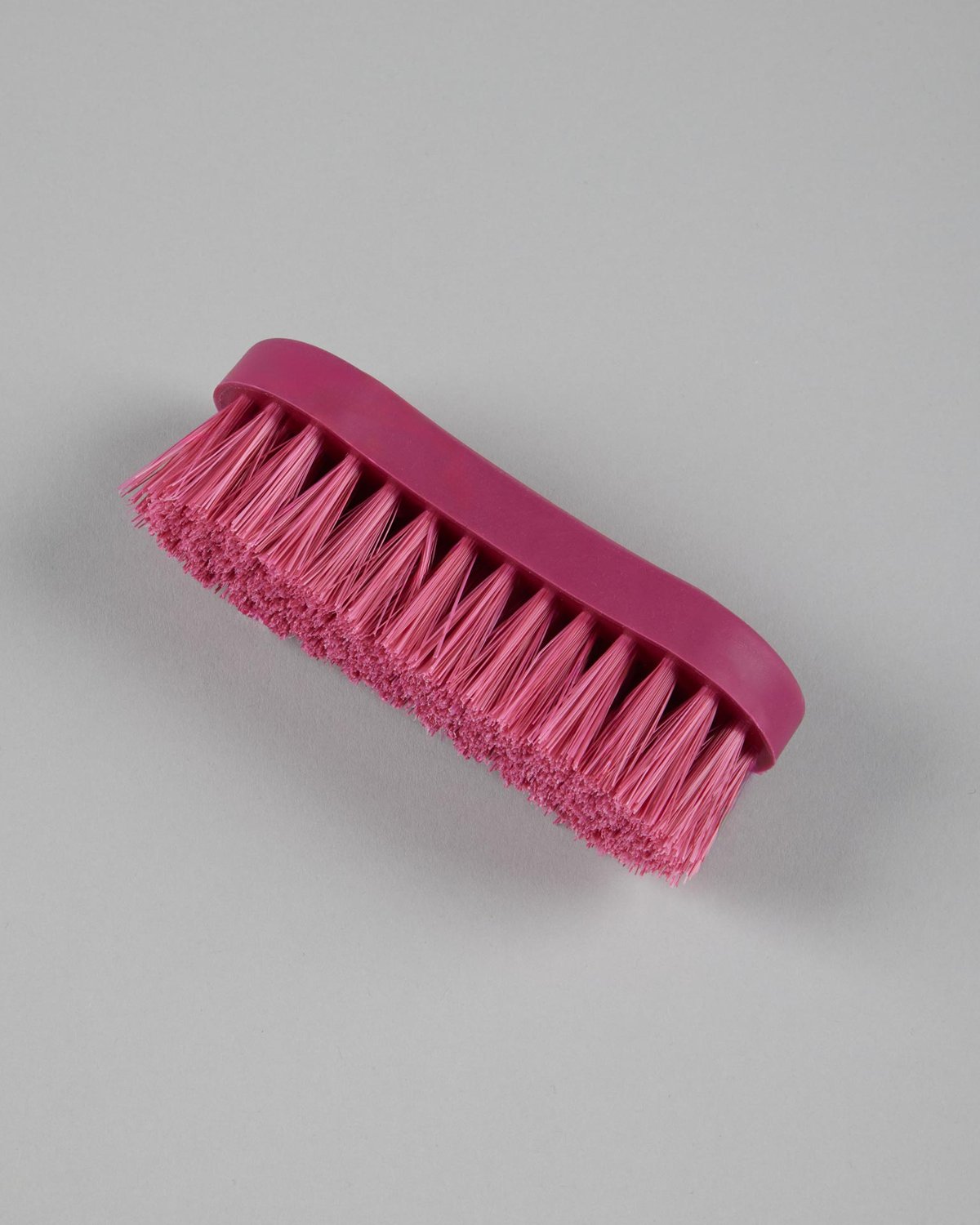 Wine & Fuchsia Soft-Touch Horse Face Brush. Equine grooming brush for sensitive areas. Premier Equine Face Brush for Horses.