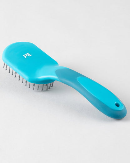 PREMIER EQUINE Soft-Touch Mane & Tail Brush - Med Blue & Peacock | Equine Grooming, Horse Care