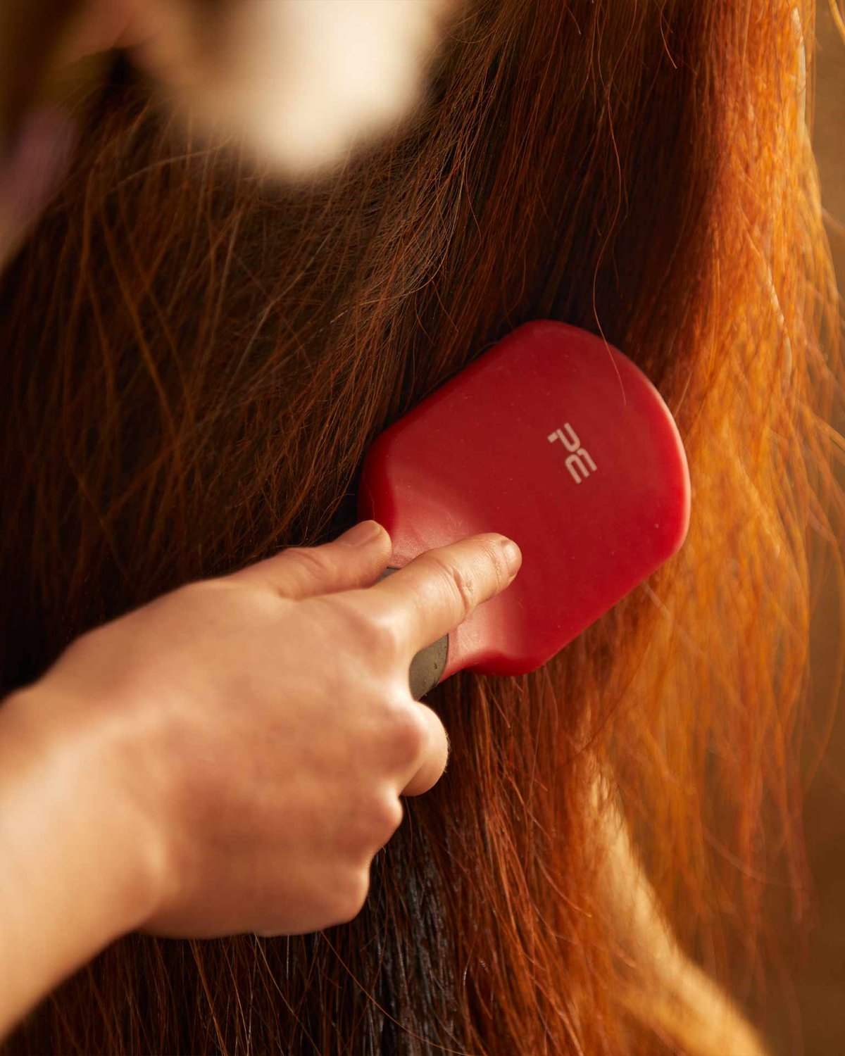 Brushing Horse's Mane with Premier Equine Brush | Soft-Touch Tail Brush
