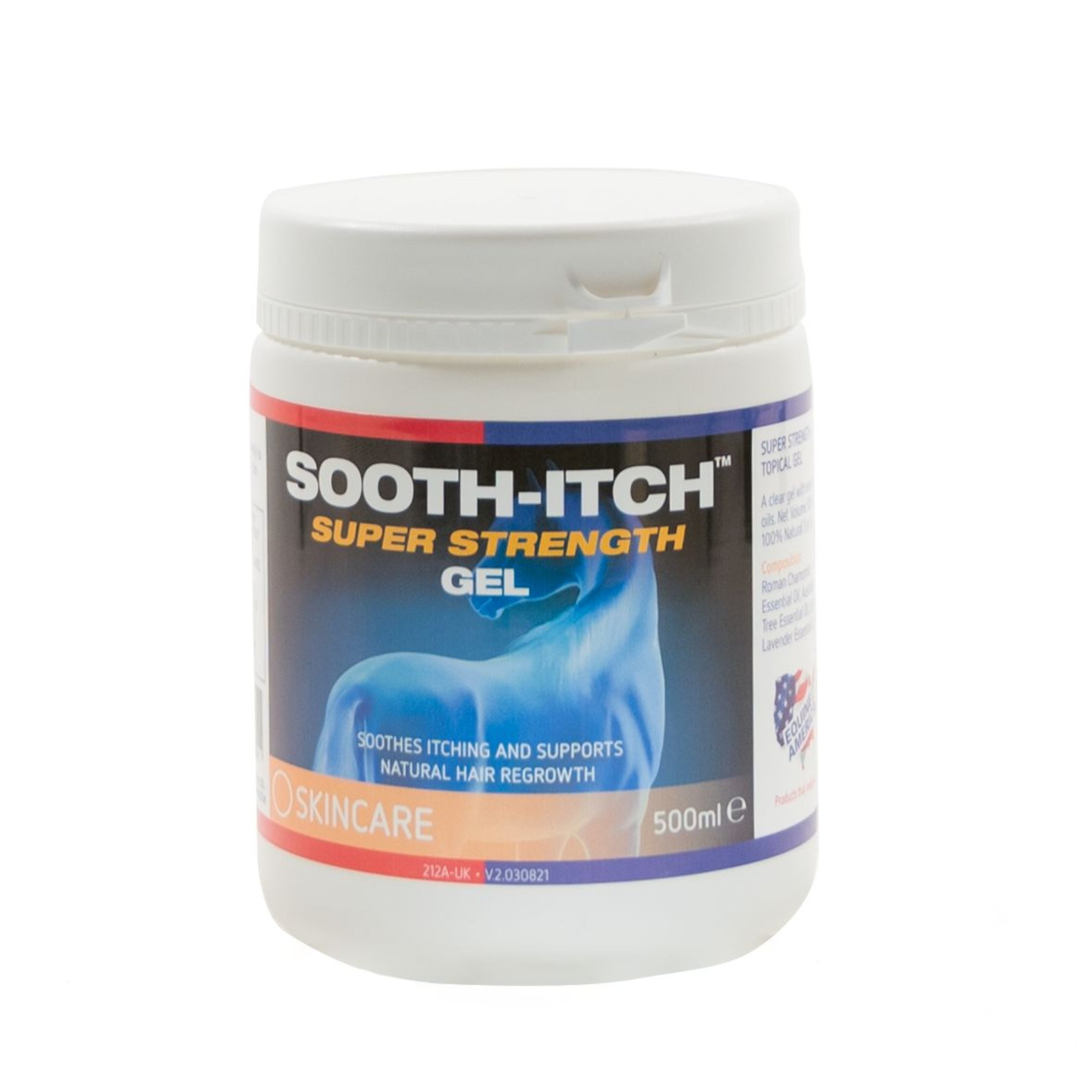 Equine America Sooth Itch Gel: Super Strength Topical for Horse Itch Relief & Hair Regrowth