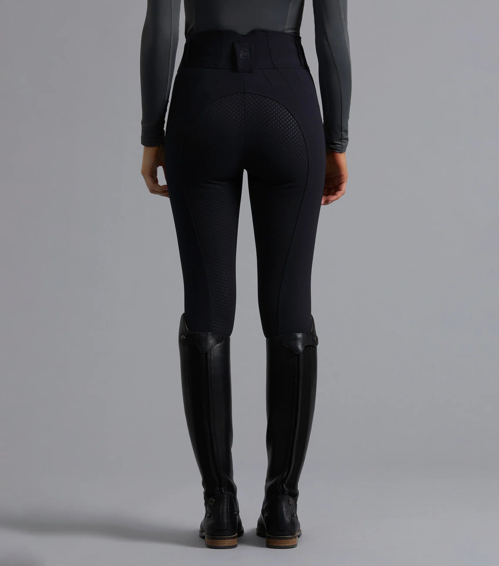 Premier Equine Sophia Ladies Riding Breeches - Full Seat, High Waist, Black Equestrian Pants