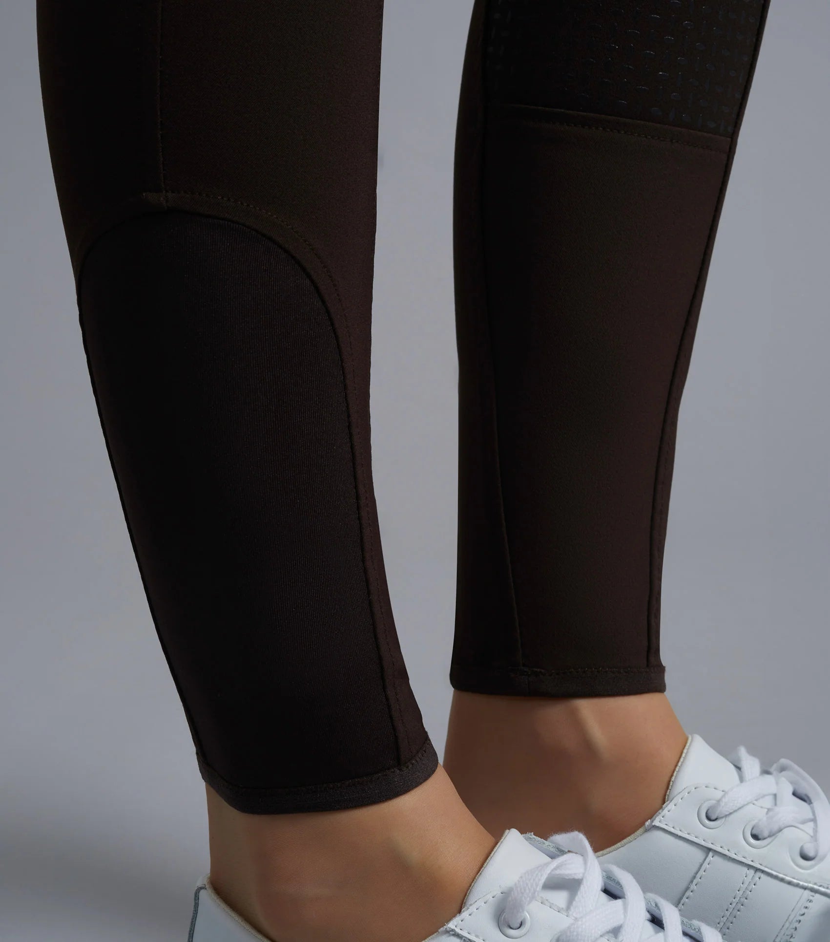 Premier Equine Sophia Chocolate Riding Breeches: Full Seat Equestrian Leggings