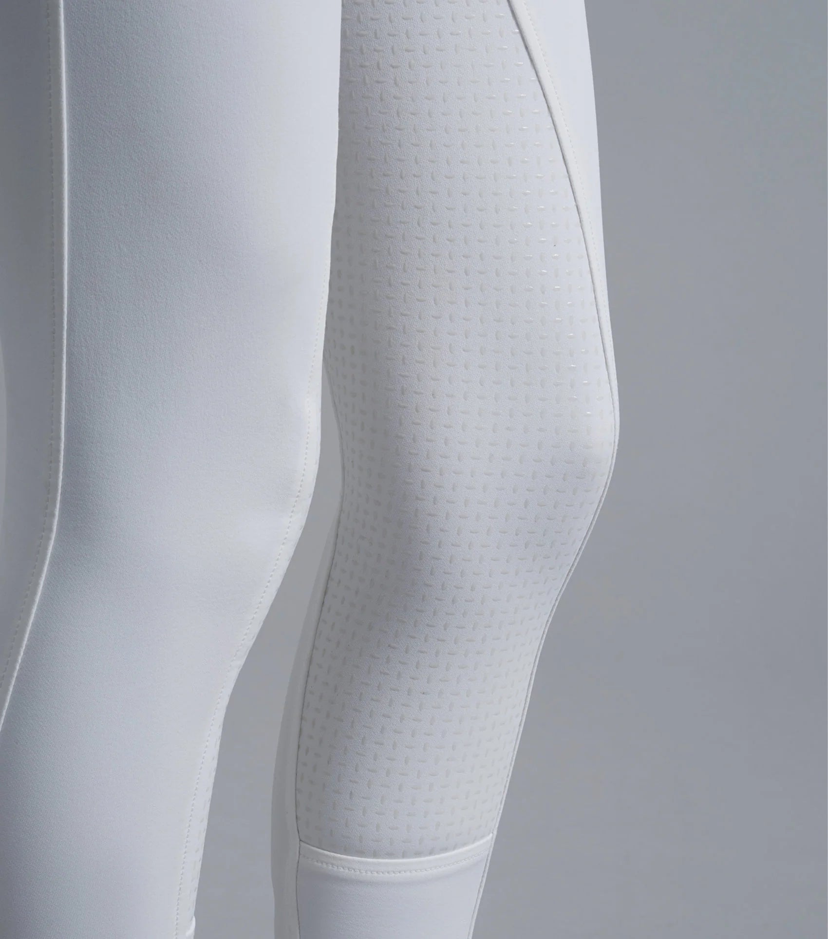 PREMIER EQUINE Sophia White Full Seat High Waist Competition Riding Breeches for Women