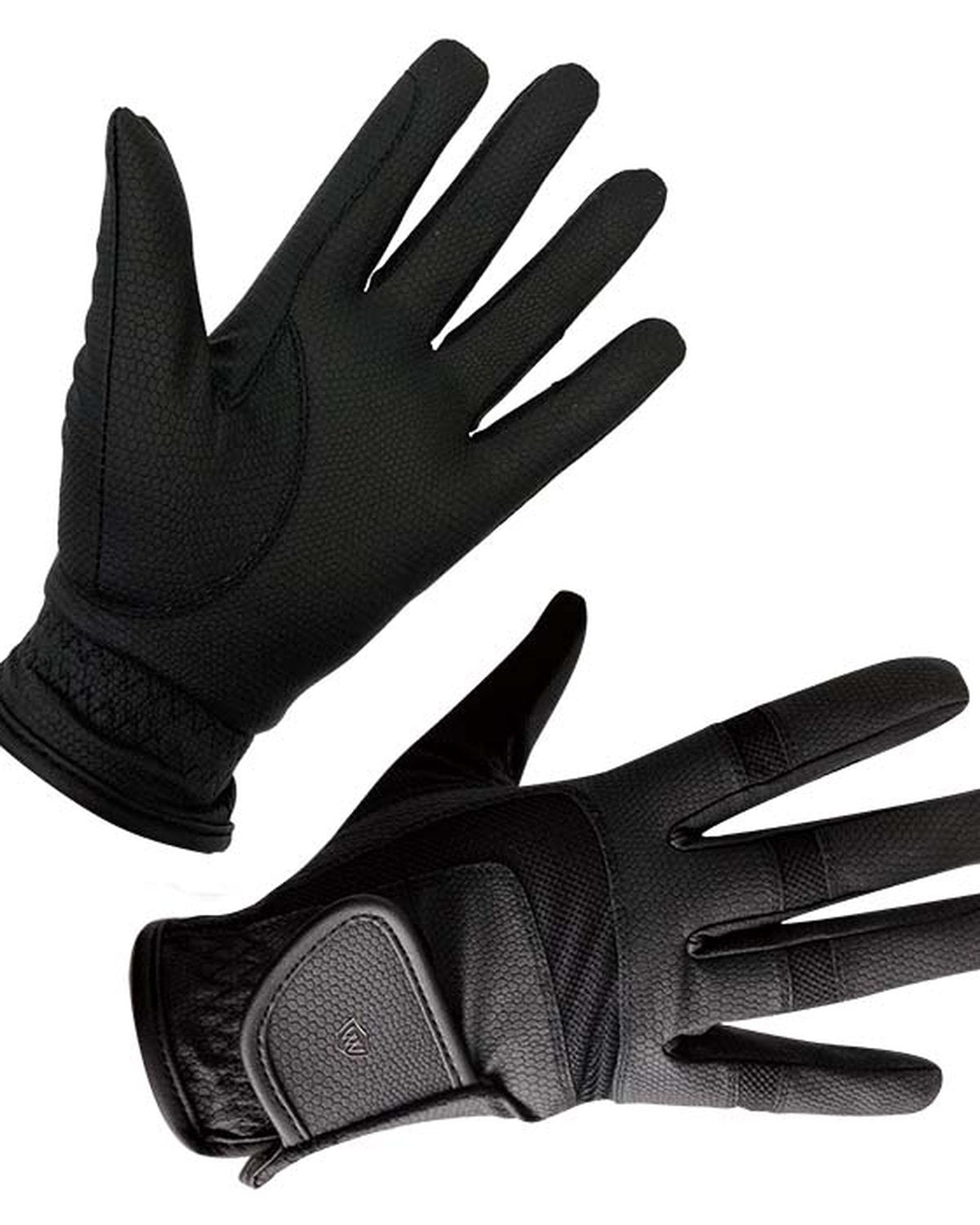 Woof Wear Black Sport Riding Gloves: Equestrian Gloves with Superior Grip & Comfort