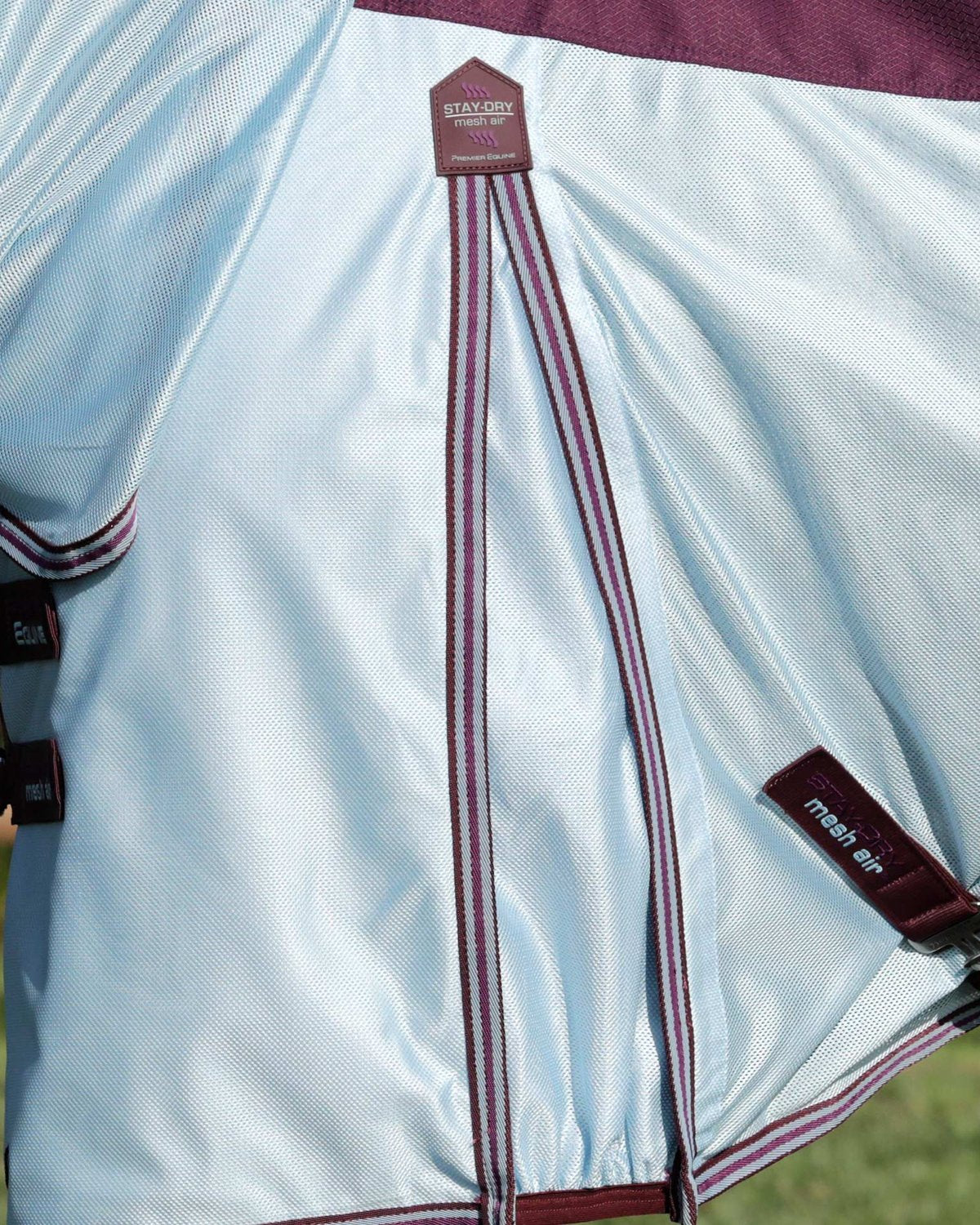 Premier Equine Stay-Dry Mesh Air Fly Rug with Surcingles Wine