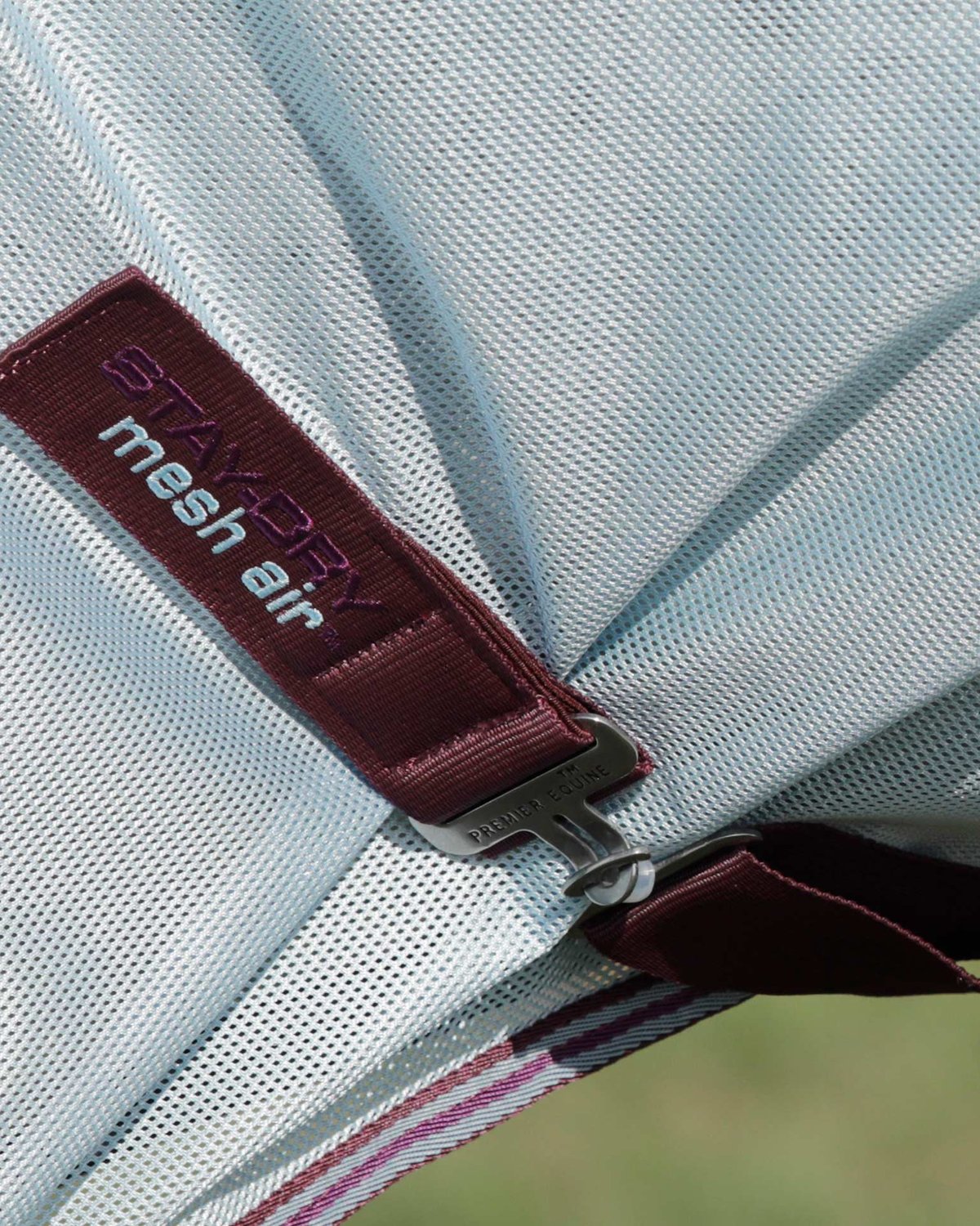 Premier Equine Stay-Dry Mesh Air Fly Rug with Surcingles Wine