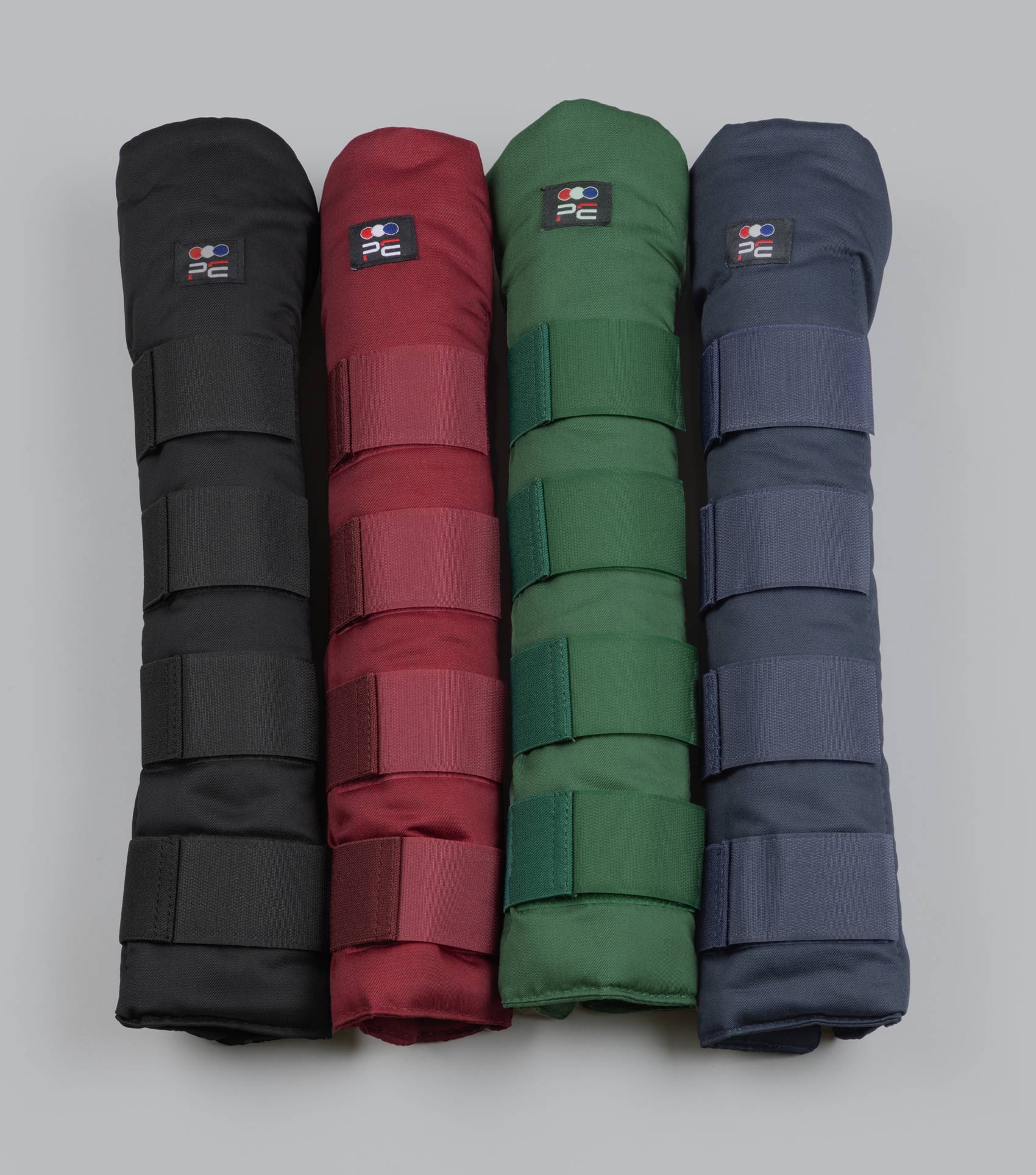 Premier Equine Stay-Up Horse Tail Guards: Black, Red, Green, Navy. Equiflair protective horse wear.