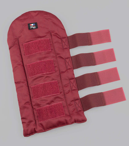 Premier Equine Burgundy Horse Tail Guard - Stay-Up Design, Velcro Straps, Equine Protection