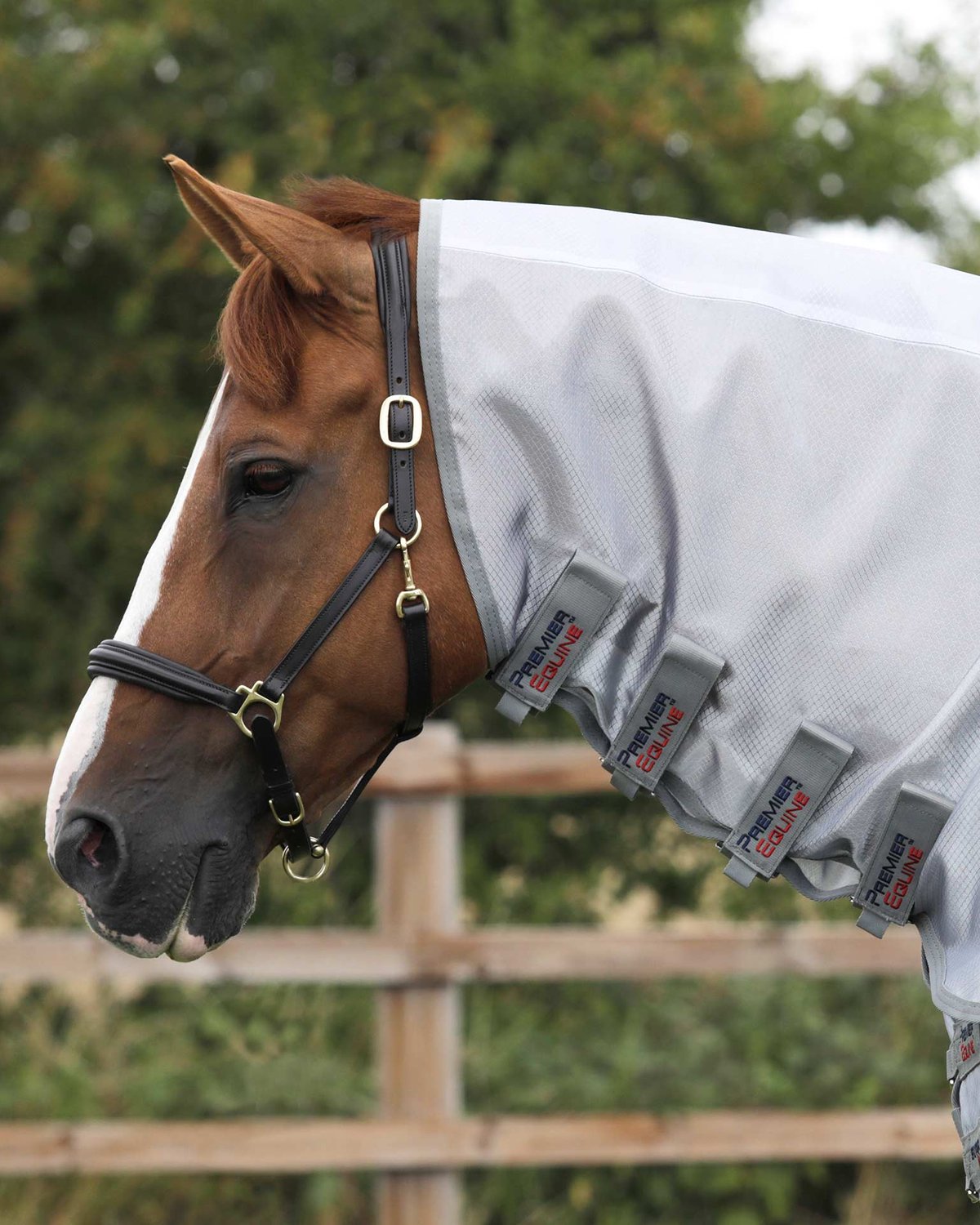 Premier Equine Super Lite Fly Rug with Surcingles Silver