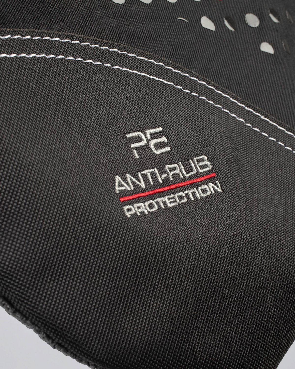 Premier Equine Tech Grip Pro Anti-Slip Correction Saddle Pad - Black with PE Anti-Rub Protection.
