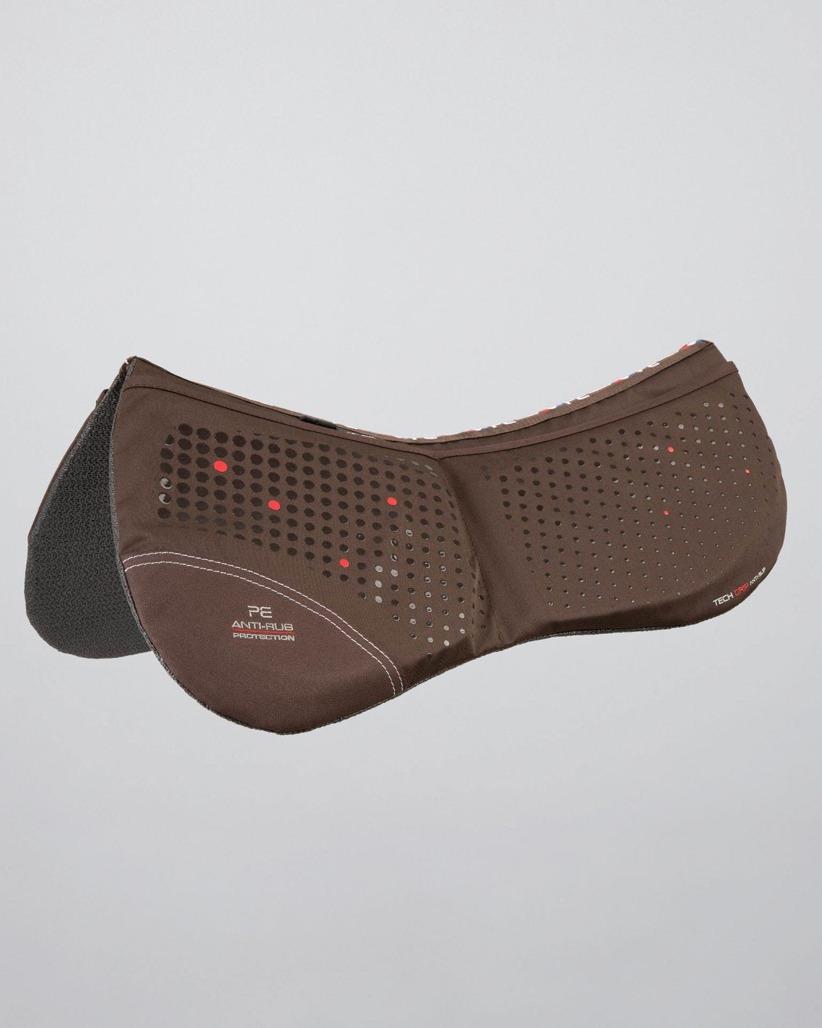 Premier Equine Tech Grip Pro Anti-Slip Correction Saddle Pad Brown