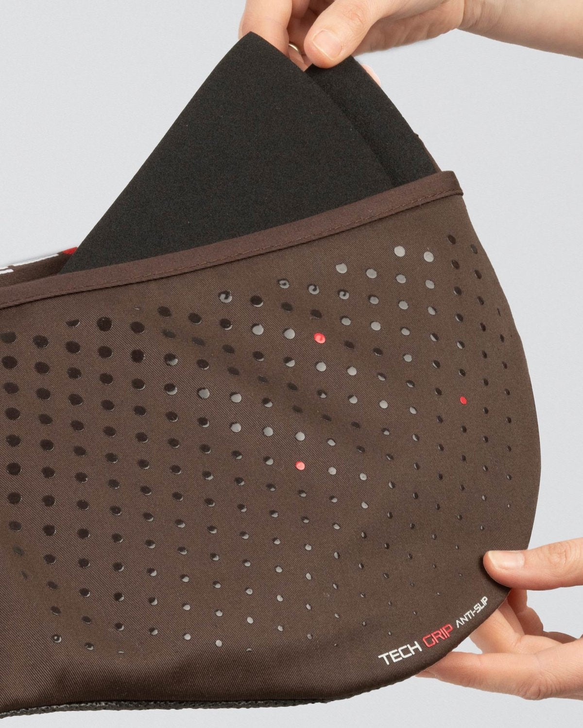 Premier Equine Tech Grip Pro Anti-Slip Correction Saddle Pad Brown