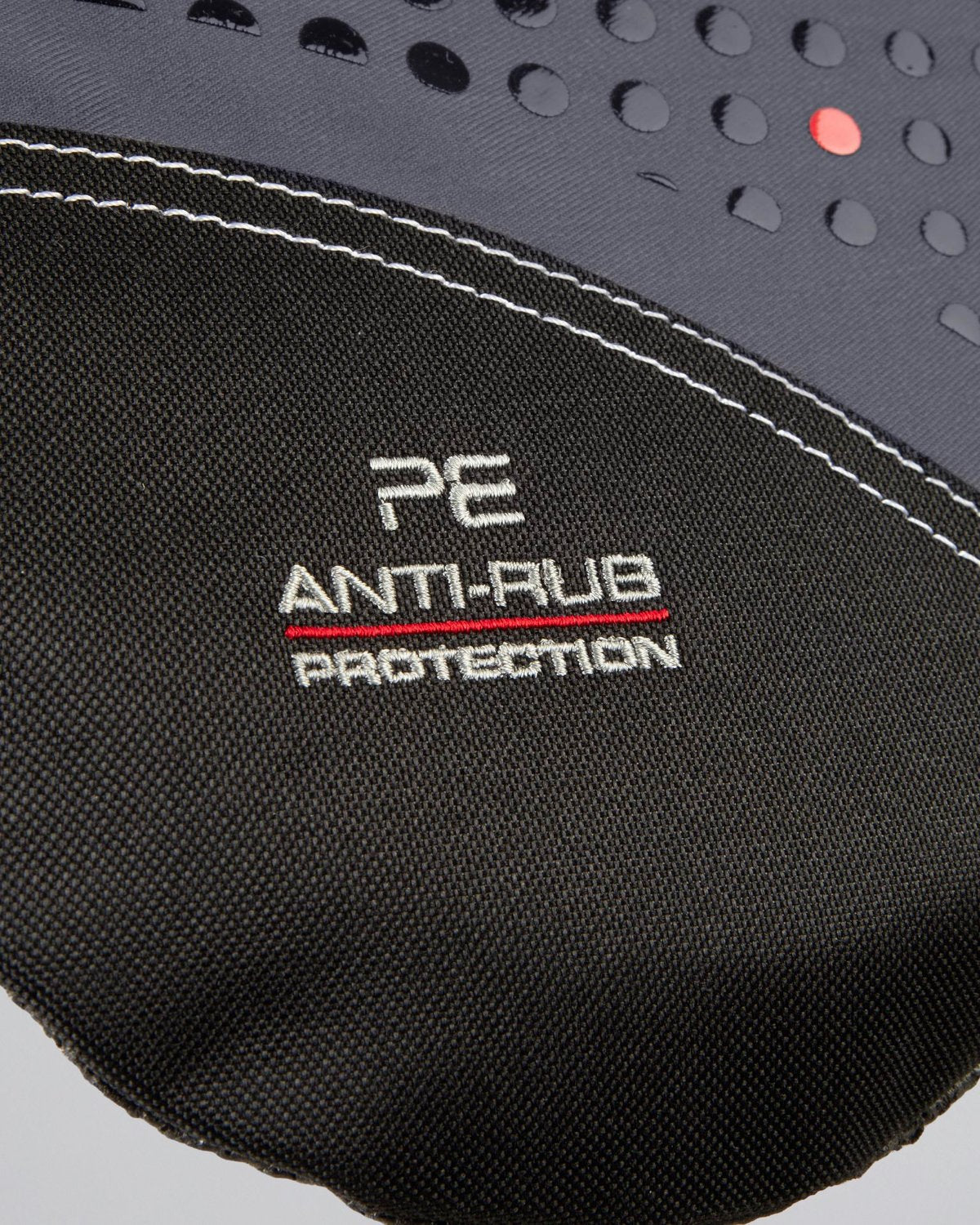 Premier Equine Tech Grip Pro Anti-Slip Correction Saddle Pad Grey - Anti-Rub Protection Detail