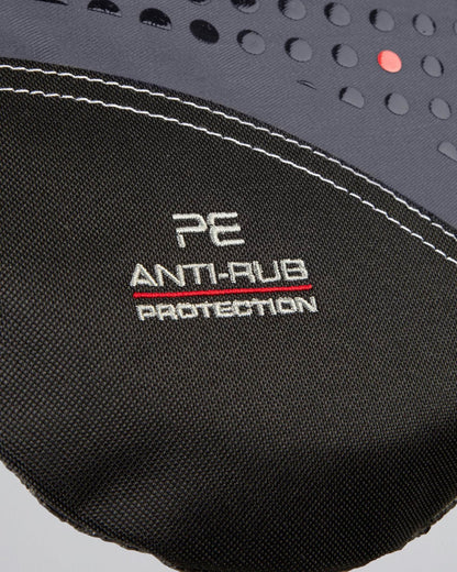 Premier Equine Tech Grip Pro Anti-Slip Correction Saddle Pad Grey - Anti-Rub Protection Detail