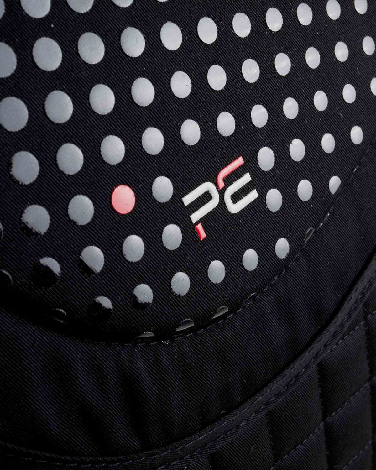 Premier Equine Close Contact Airtechnology Anti-Slip GP/Jump Square in Black - Saddle Pad Detail