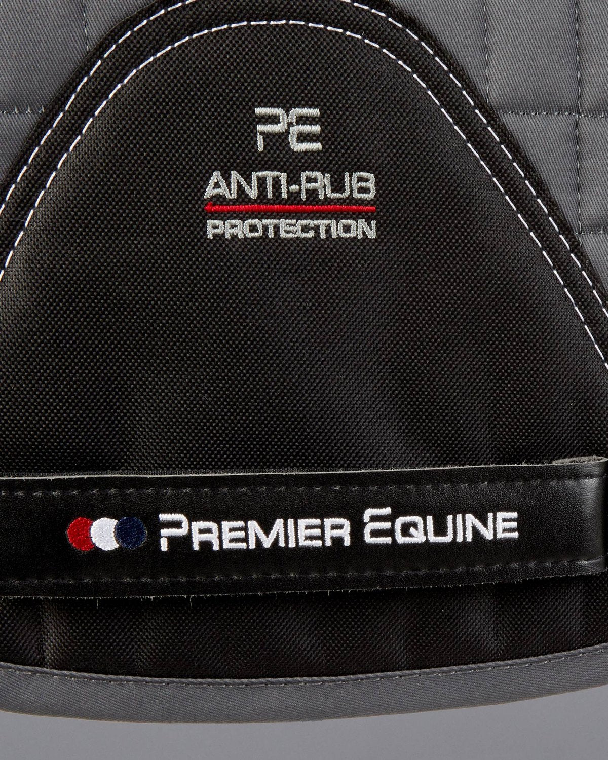 Premier Equine Airtechnology Anti-Slip Saddle Pad - GP/Jump Square - Grey - Enhanced Grip & Comfort