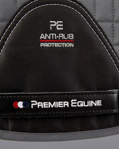 Premier Equine Airtechnology Anti-Slip Saddle Pad - GP/Jump Square - Grey - Enhanced Grip & Comfort