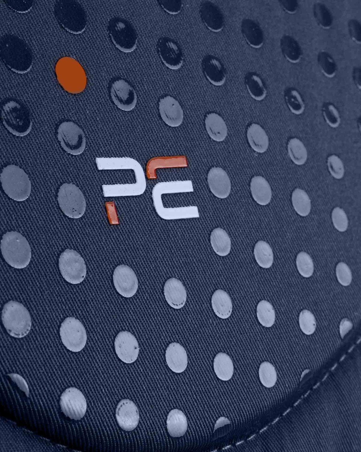Premier Equine Airtechnology Anti-Slip GP/Jump Square Navy Saddle Pad - Close-up