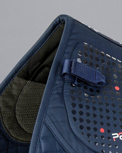 Premier Equine Navy Anti-Slip Airtechnology Saddle Pad | Close Contact GP/Jump for Horse Riding Comfort & Security