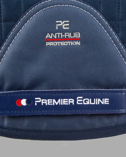 Premier Equine Anti-Slip Airtechnology Saddle Pad - GP/Jump Square Navy for Horse Riding Comfort & Stability