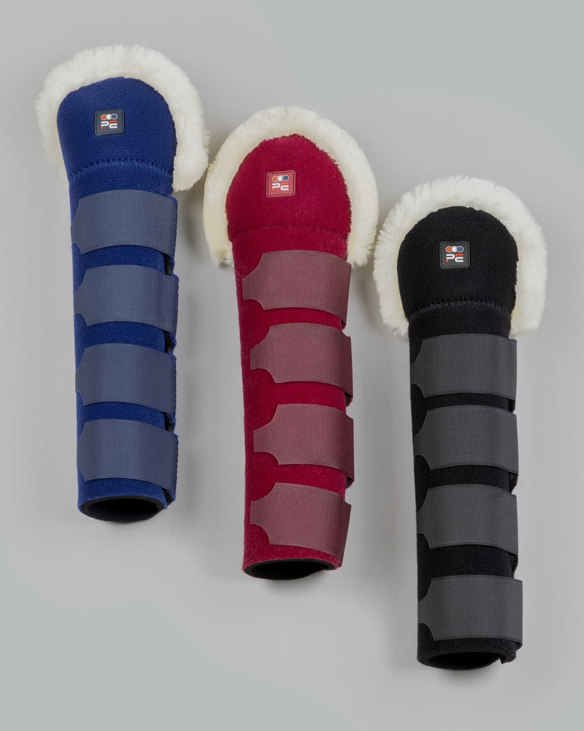 Premier Equine Techno Wool Tail Guards: Anti-Slip Horse Tail Protection - Blue, Burgundy, Black