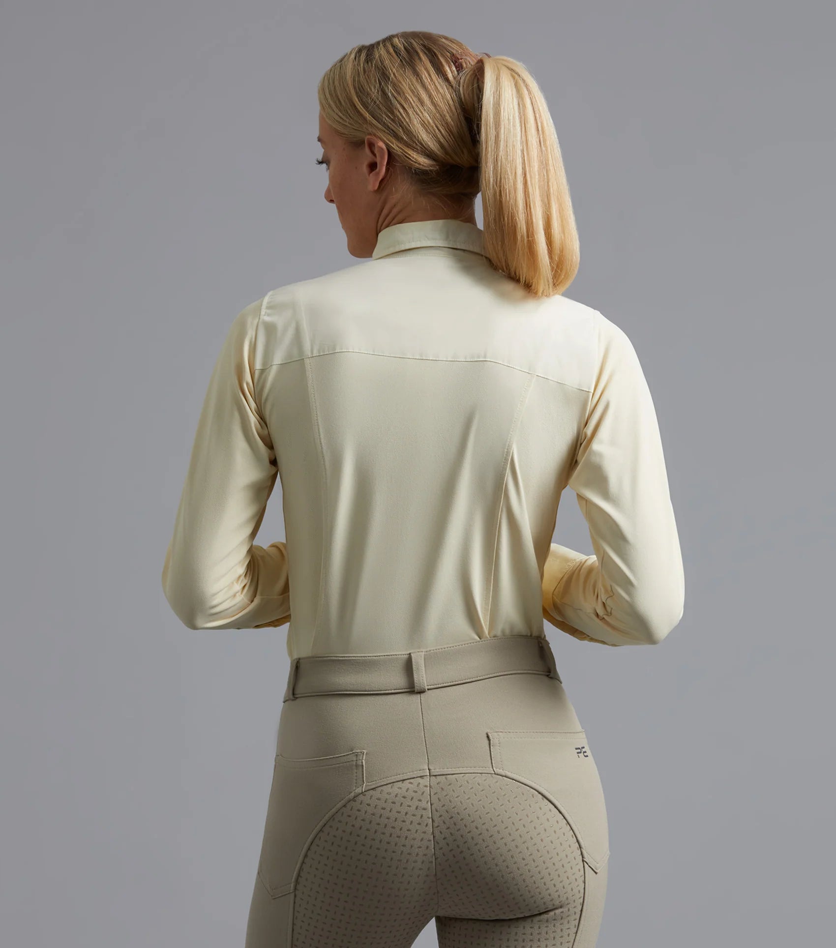 Premier Equine Tessa Vanilla Long Sleeve Riding Shirt - Ladies Equestrian Apparel