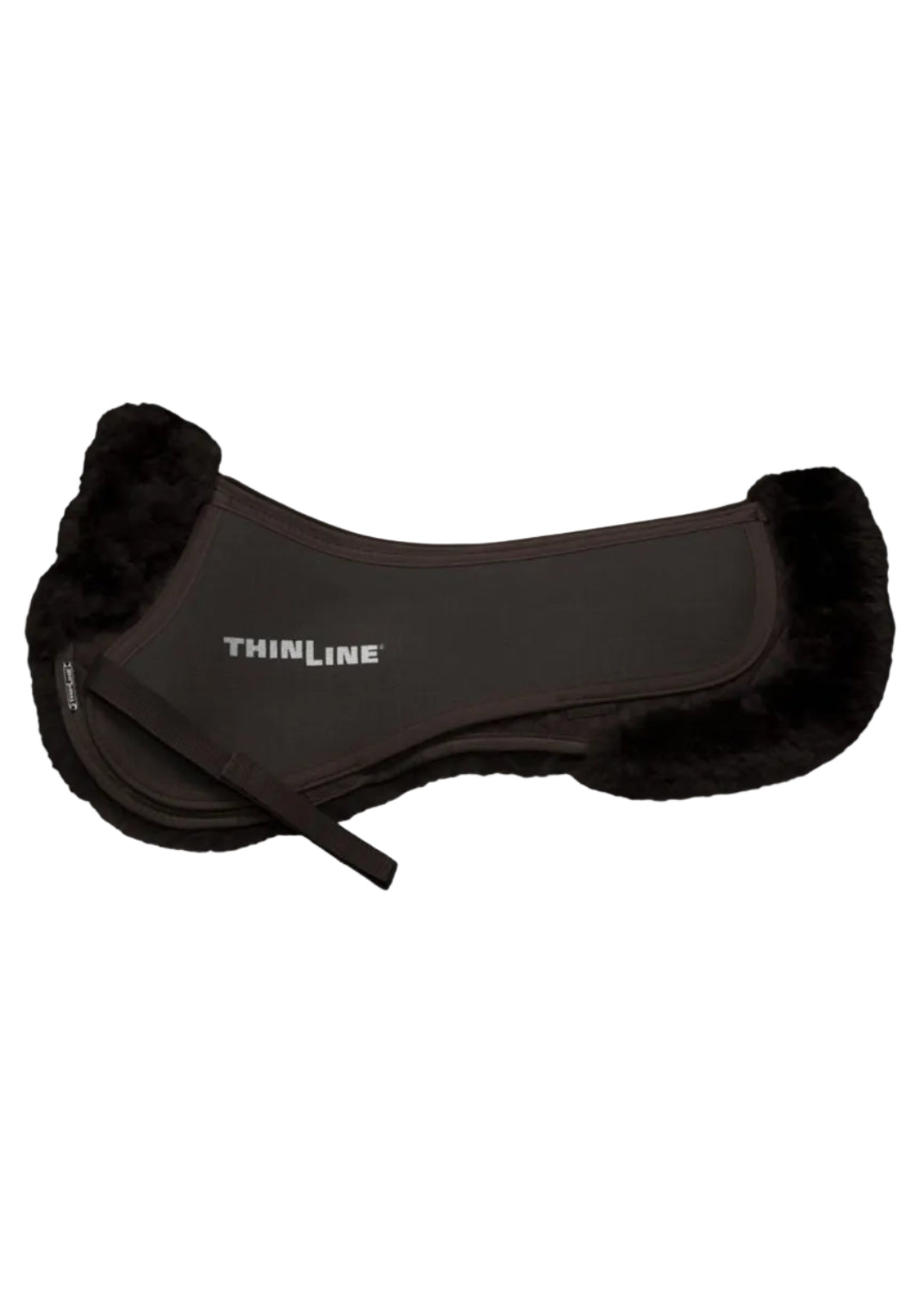 ThinLine Full Sheepskin Comfort Half Pad Brown - Horse Saddle Pad by Equiflair - location-31143526467-outofstock Small