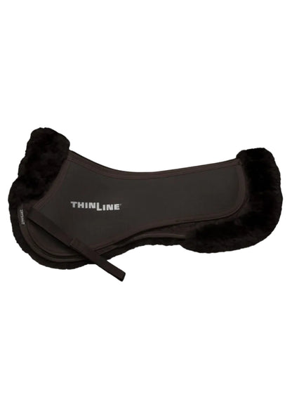 ThinLine Full Sheepskin Comfort Half Pad Brown - Horse Saddle Pad by Equiflair - location-31143526467-outofstock Small