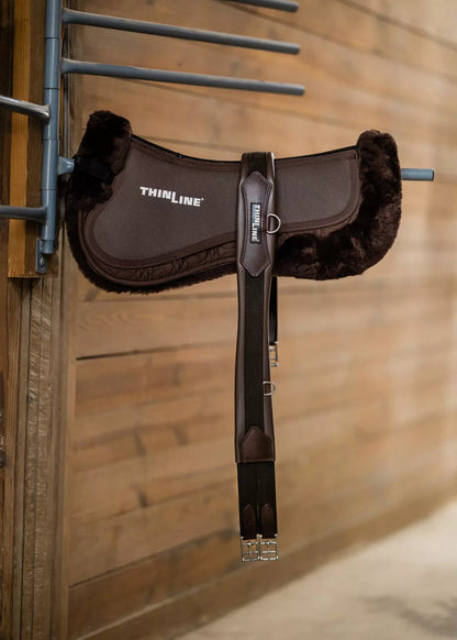 ThinLine Full Sheepskin Comfort Half Pad Brown