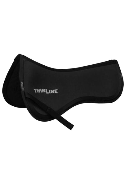Black ThinLine Trifecta Cotton Correction Half Saddle Pad for Horses - Half Pad location-109746323830-outofstock…