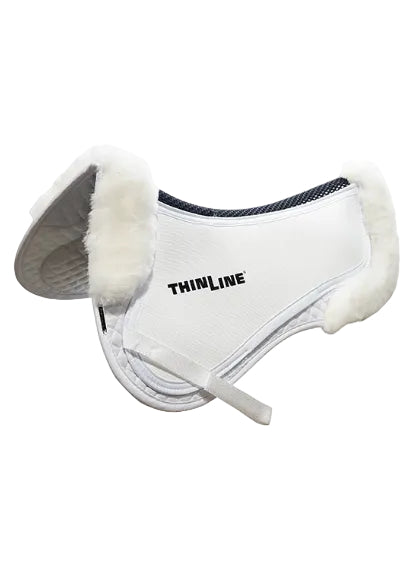 ThinLine Trifecta Half Pad With Sheepskin Rolls White