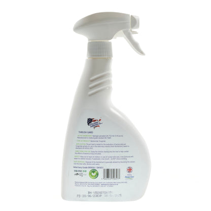Equine America Thrush Gard Spray 500ml - Powerful hoof disinfectant with hydrogen peroxide for horses