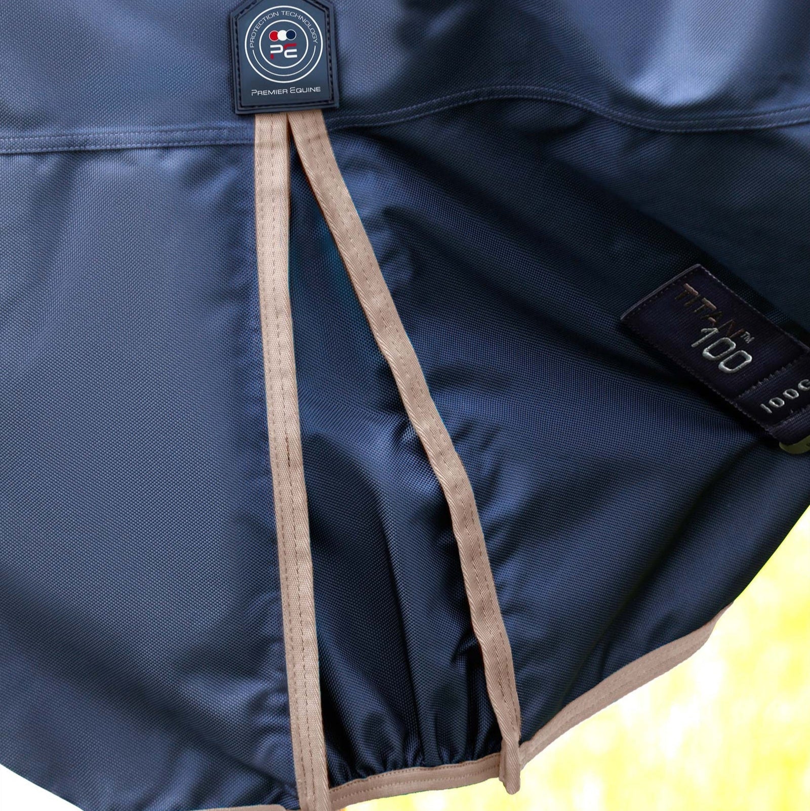 Premier Equine Titan 100g Original Turnout Rug Navy