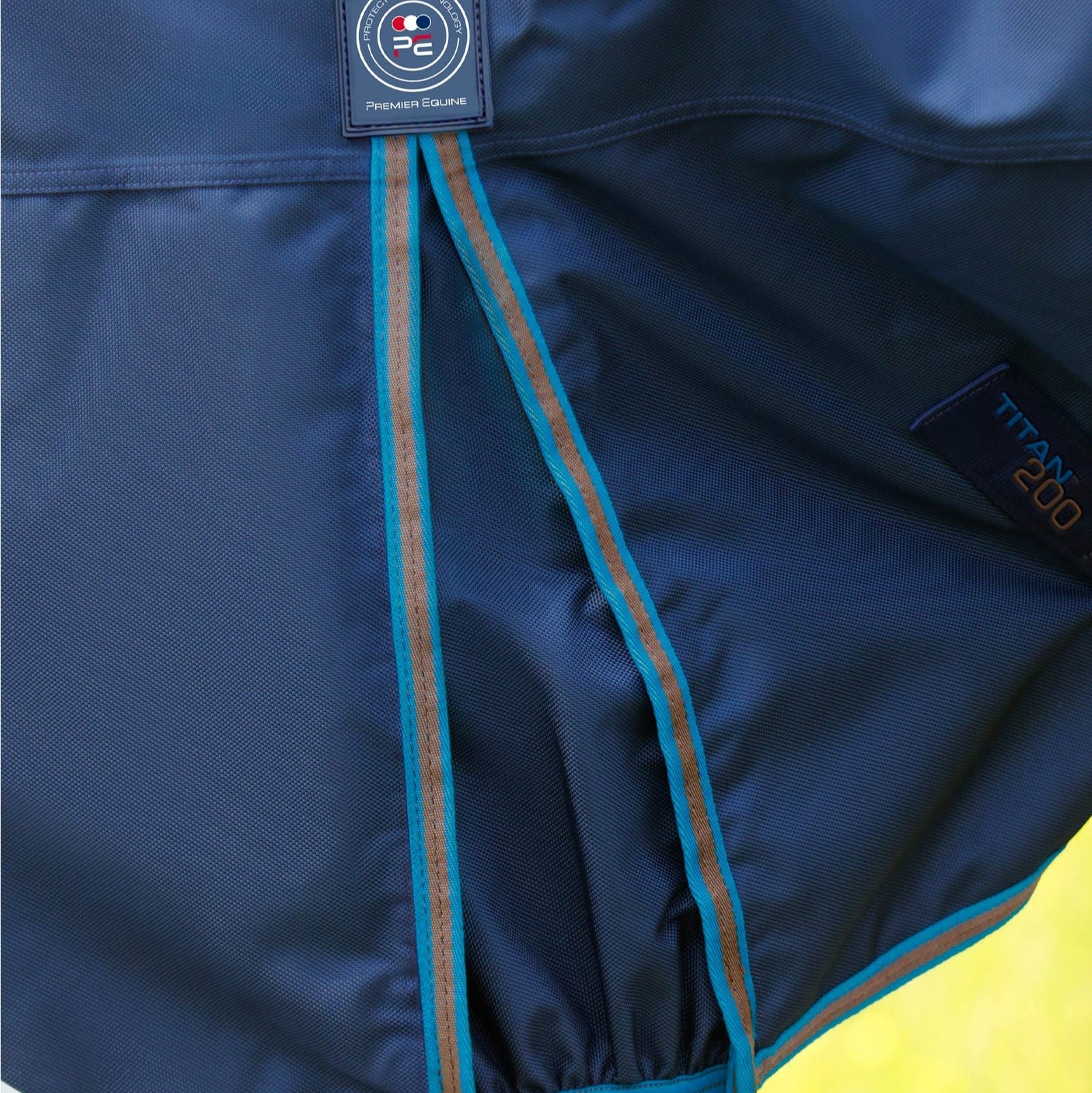Premier Equine Titan 200g Turnout Rug with Snug-Fit Neck Cover Navy
