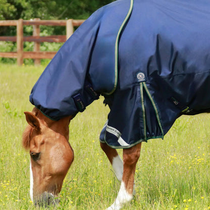 Premier Equine Titan 40g Turnout Rug with Snug-Fit Neck Cover Navy