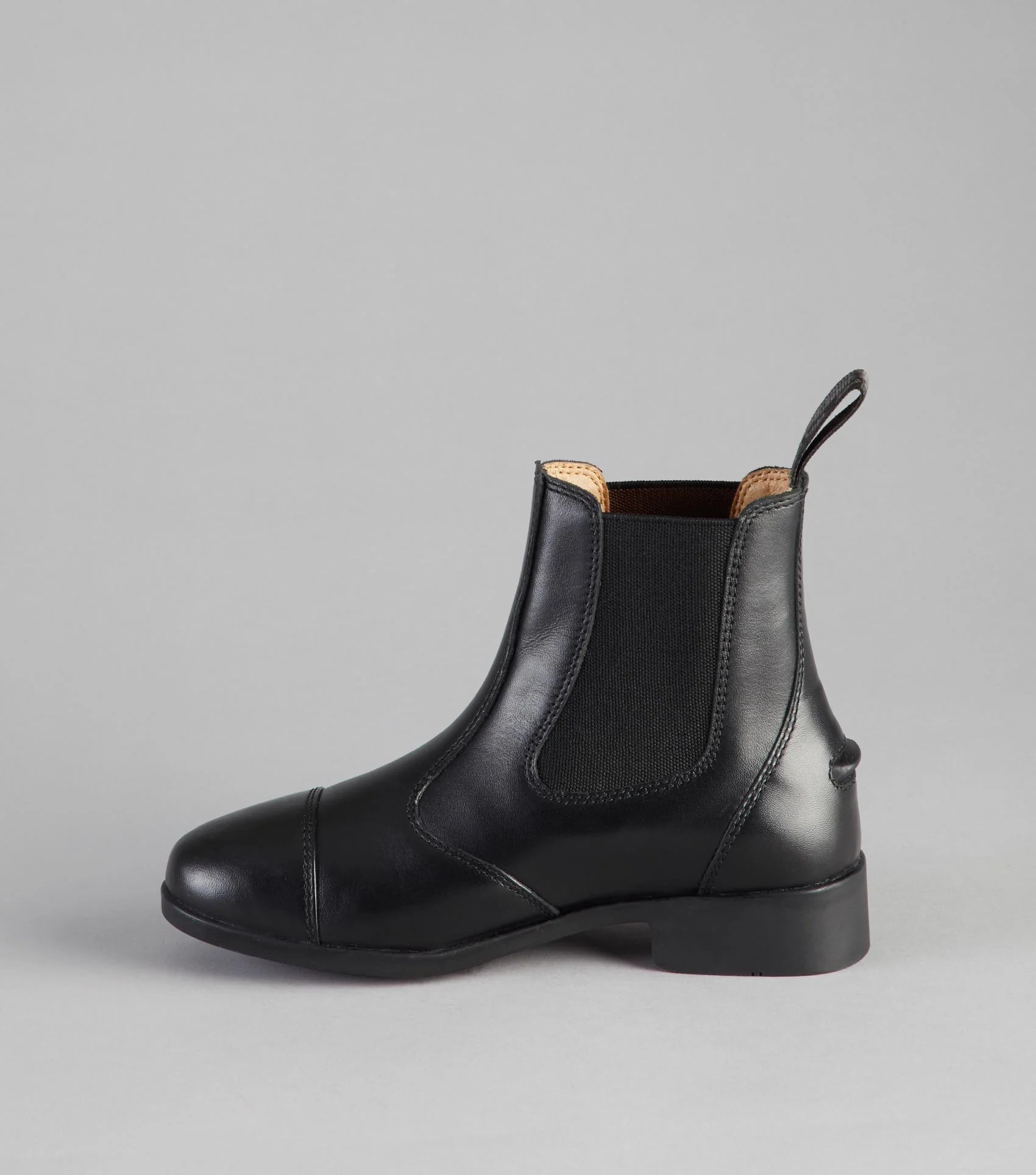 PREMIER EQUINE Black Leather Chelsea Boots - Junior Riding Boots, Equestrian Footwear