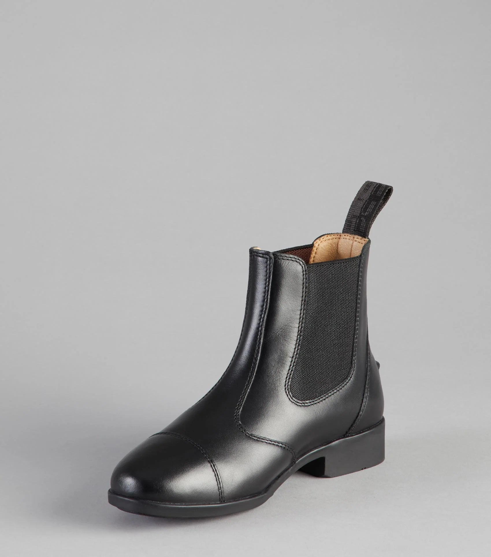 Premier Equine Torlano Junior Black Leather Chelsea Riding Boot for Kids