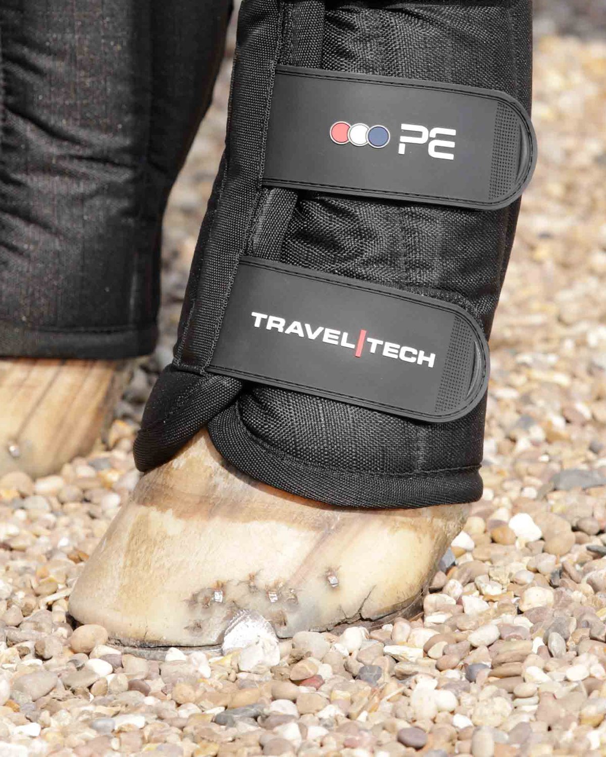 Premier Equine Travel Tech Horse Travel Boots Black: Protective Equine Legwear for Safe Transport