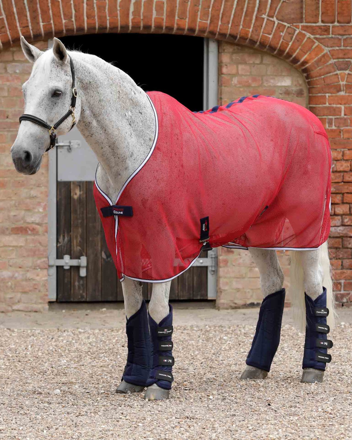 Premier Equine TRAVEL-TECH Navy Horse Travel Boots: Durable protection for safe transport. #horseboots #equestrian