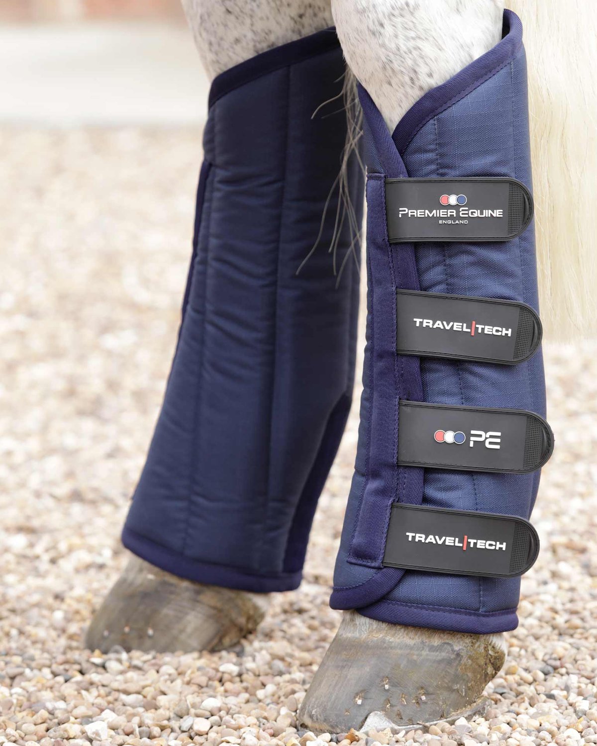 Premier Equine Travel-Tech Navy Horse Travel Boots: Protective & Comfortable leg protection