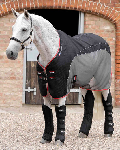 PREMIER EQUINE TRAVEL-TECH XTRA TRAVEL BOOTS BLACK | Horse Travel Boots for Protection | Equiflair
