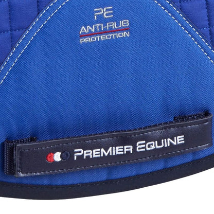 Premier Equine Royal Blue Dressage Saddle Pad: Anti-Rub Protection, Stylish European Design
