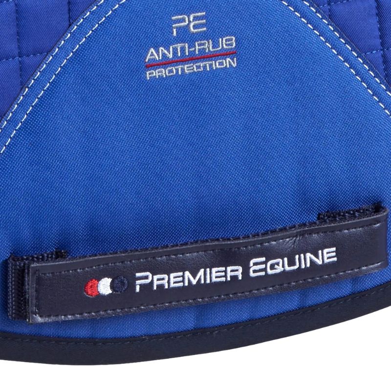 Premier Equine Royal Blue Dressage Saddle Pad: Anti-Rub Protection, Stylish European Design