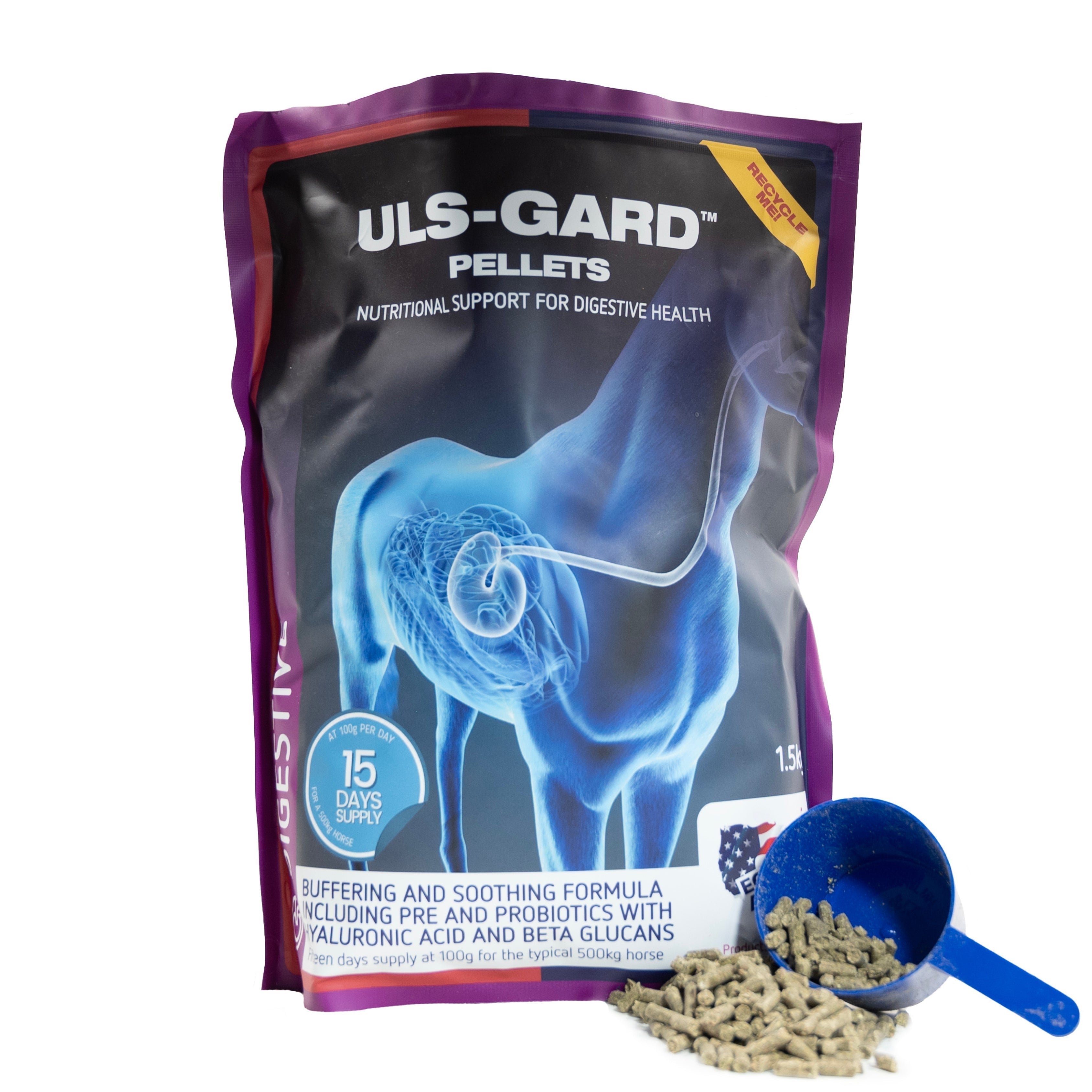 Equine America Uls-Gard Pellets: Digestive Health Supplement for Horses
