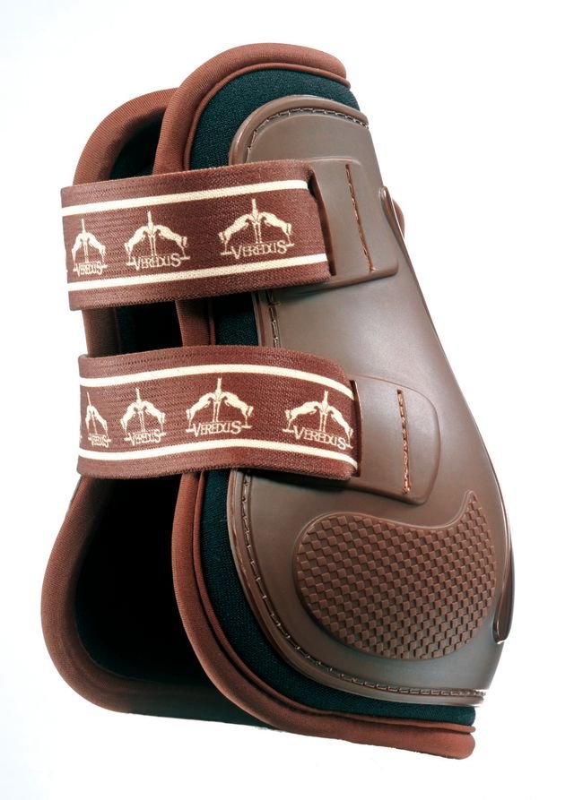 Veredus Pro Jump Elastic Fetlock Boots Brown | Equiflair