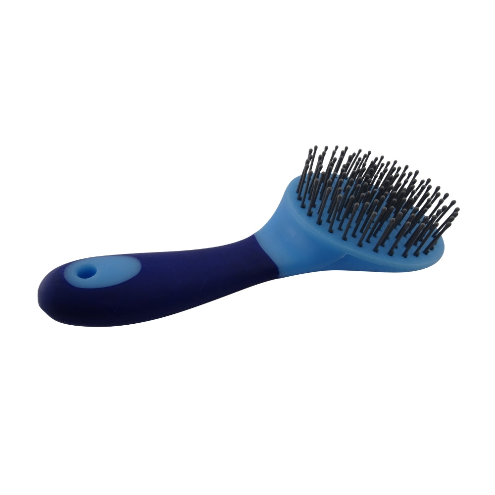 Blue Horse Mane & Tail Brush for Grooming - Equine Grooming Tool for Pets